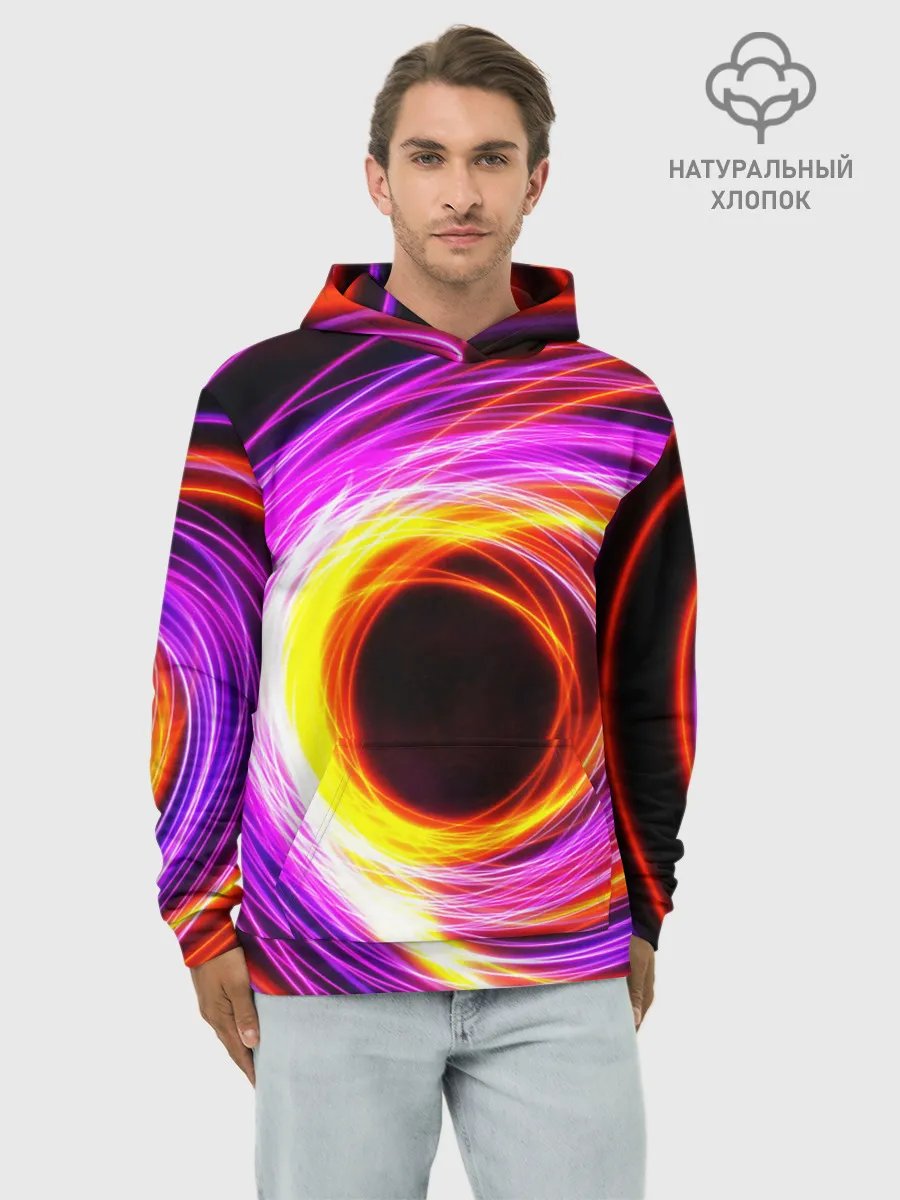 Худи мужской база хлопок / ИСКРЫ