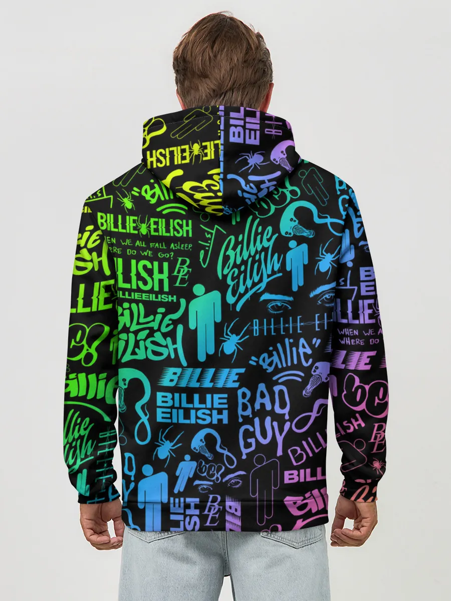 Худи мужской база хлопок / BILLIE EILISH | БИЛЛИ АЙЛИШ