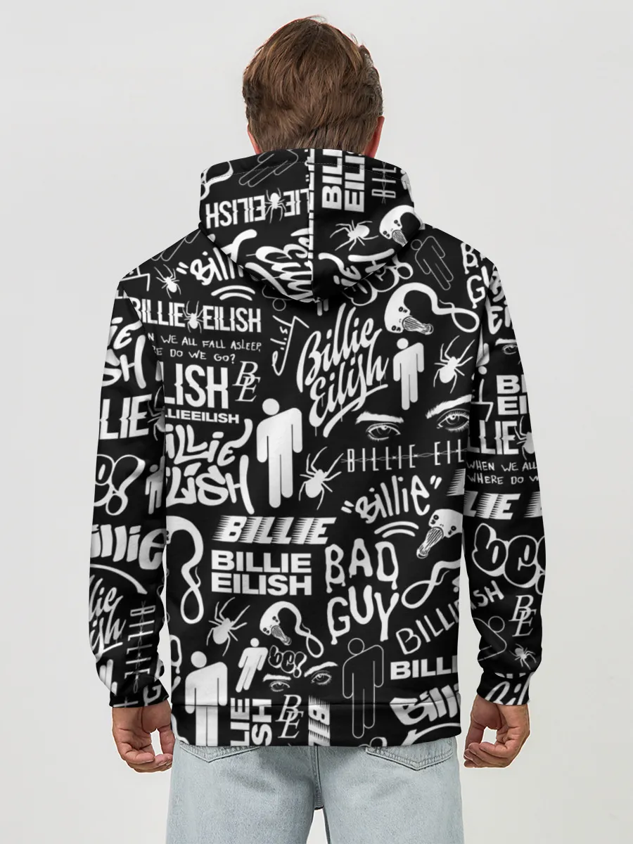 Худи мужской база хлопок / BILLIE EILISH | БИЛЛИ АЙЛИШ