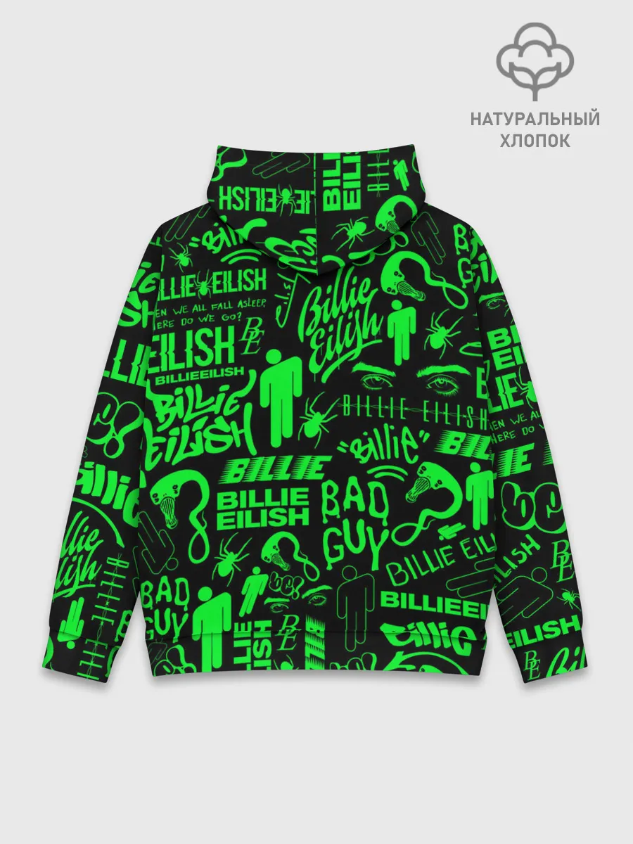 Худи мужской база хлопок / BILLIE EILISH | БИЛЛИ АЙЛИШ