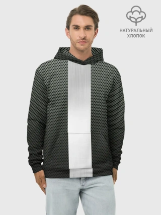 Худи мужской база хлопок / Карбоновый занавес