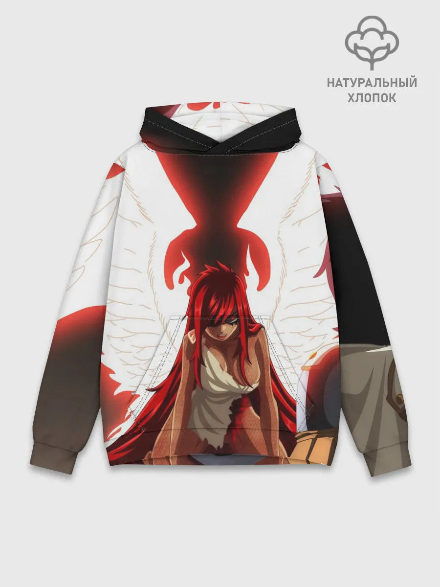 Худи мужской база хлопок / Эльза Фейри Тейл