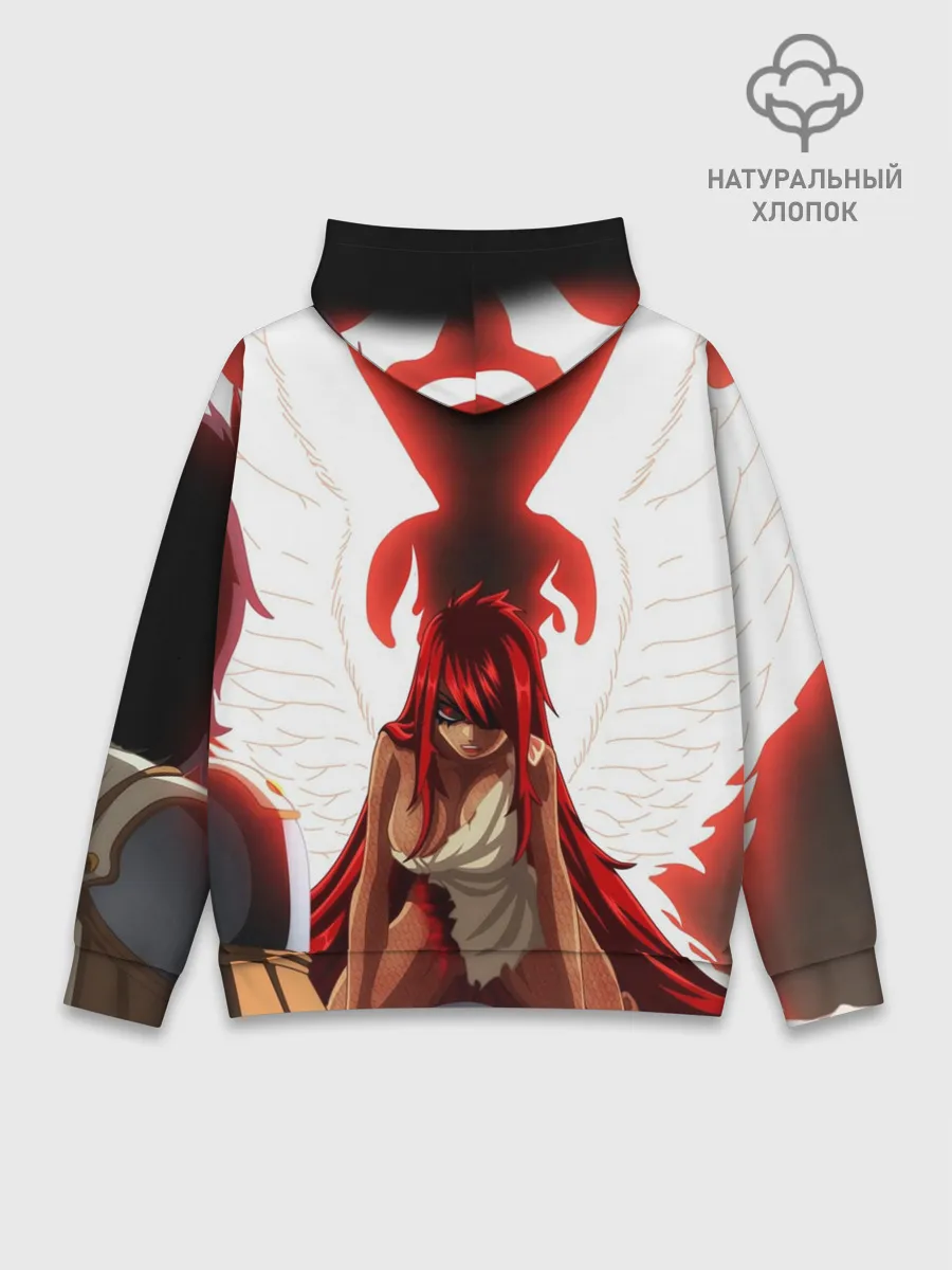 Худи мужской база хлопок / Эльза Фейри Тейл