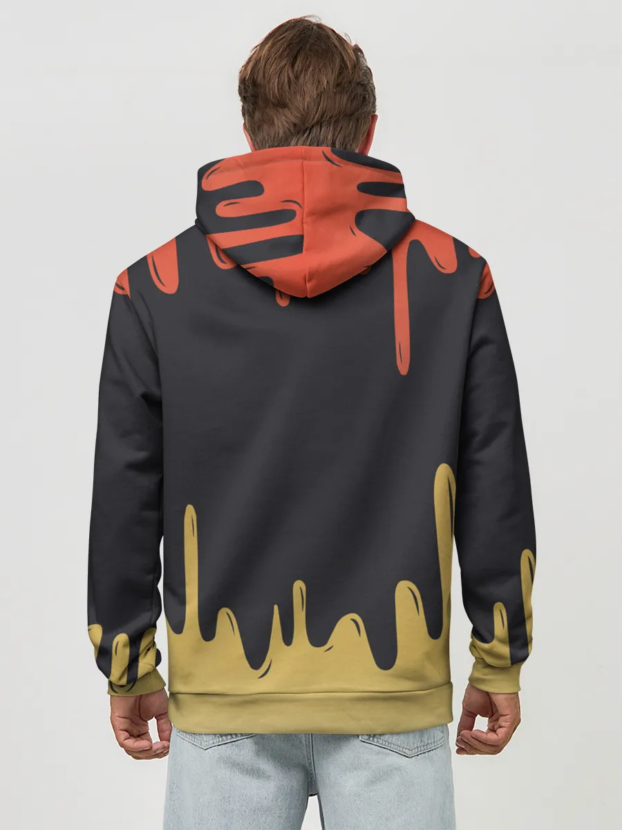 Худи мужской база хлопок / Just Ride MOTOCROSS | МОТОКРОСС