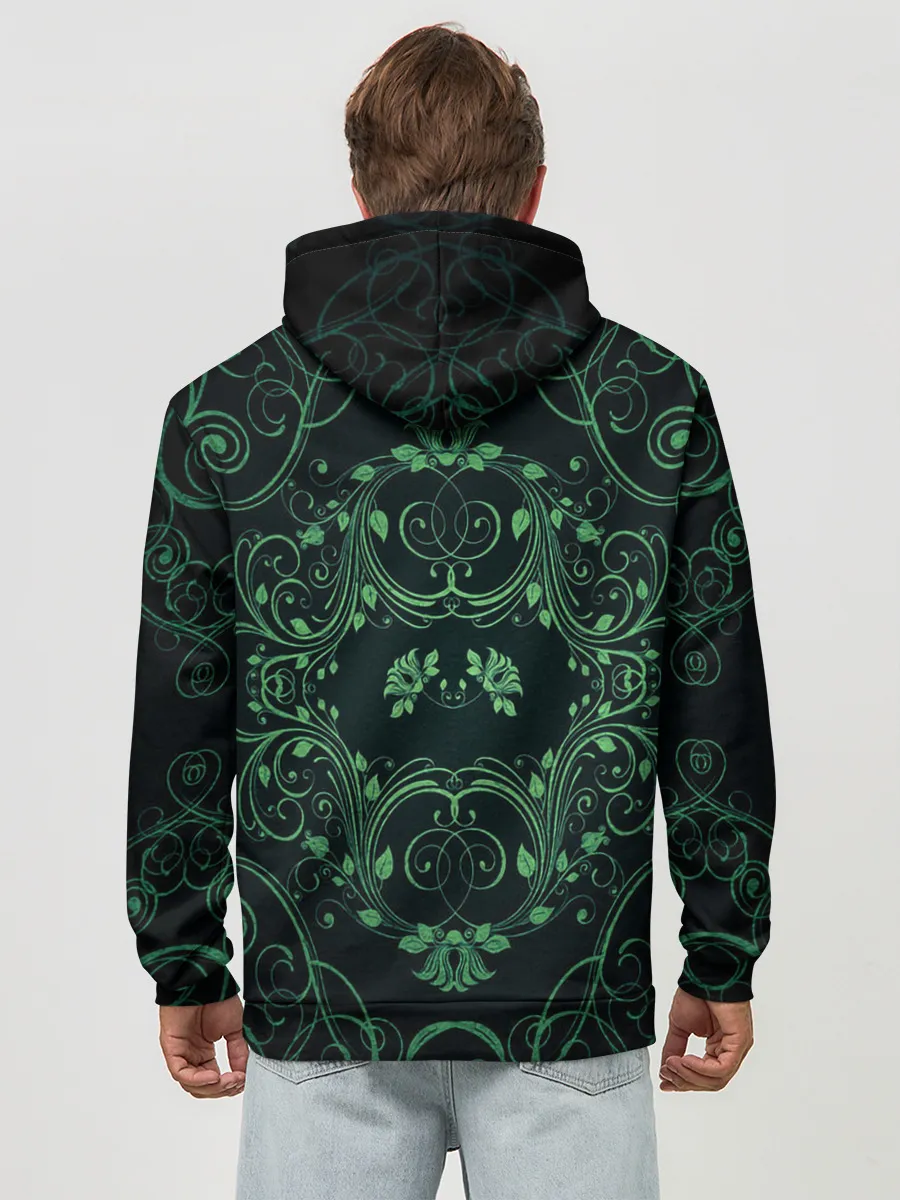 Худи мужской база хлопок / Узоры