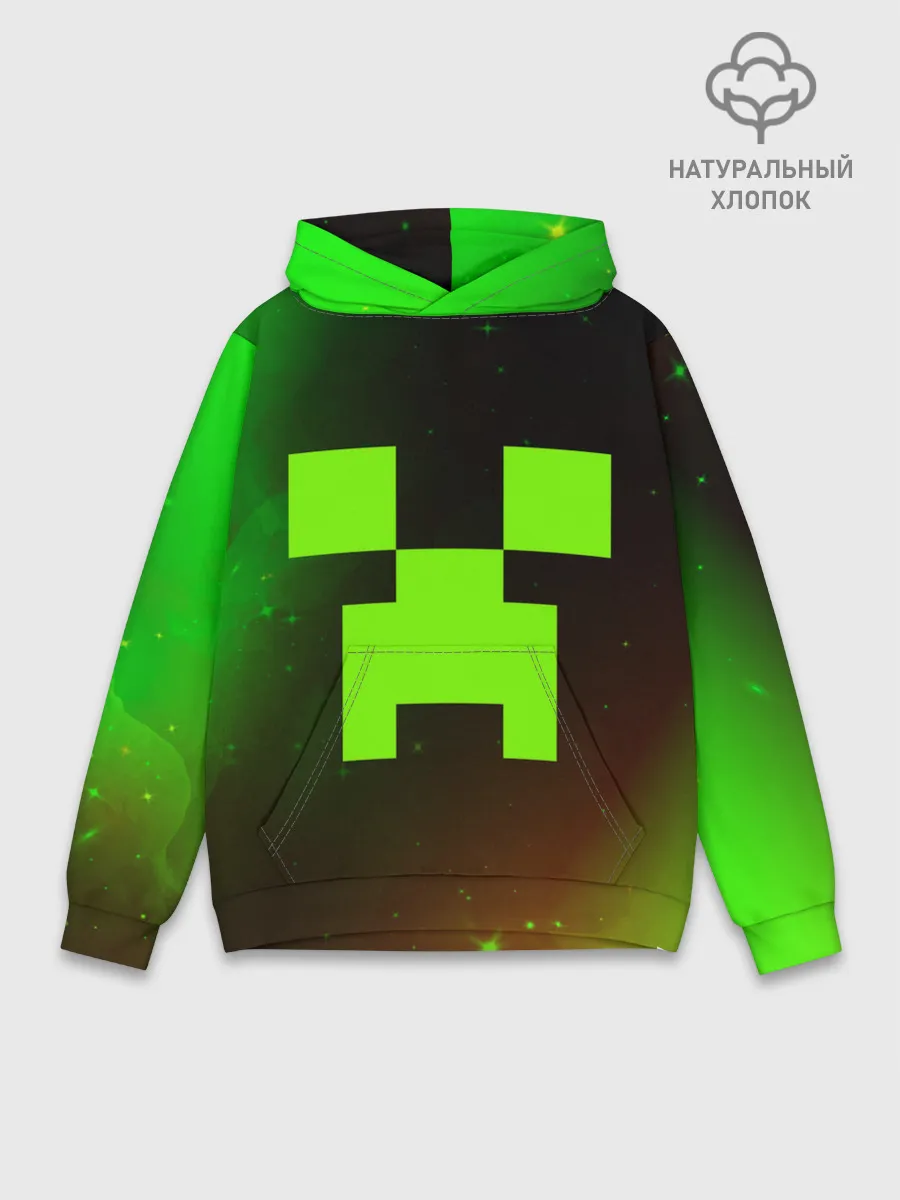 Худи мужской база хлопок / MINECRAFT / МАЙНКРАФТ