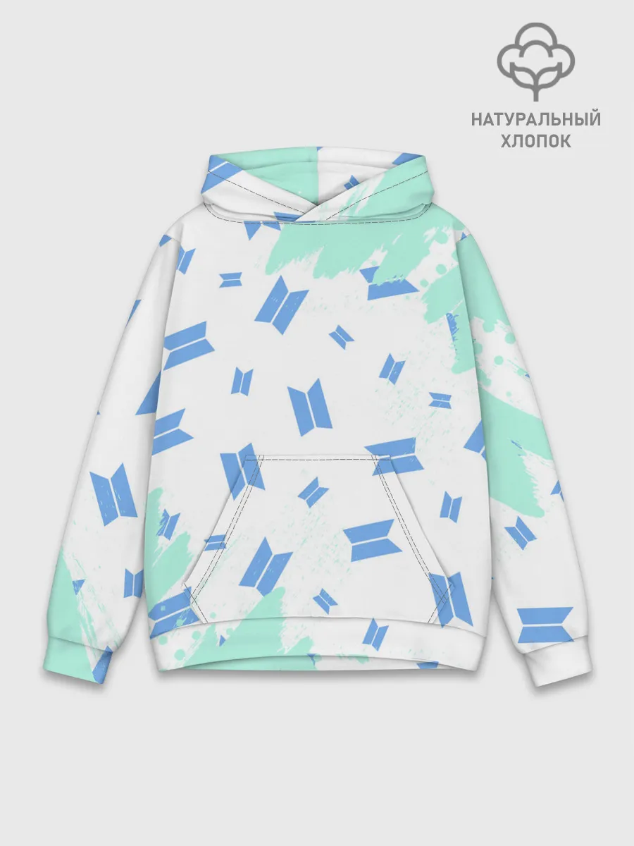 Худи мужской база хлопок / BTS / БТС