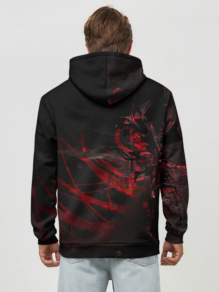 Худи мужской база хлопок / DIGITAL 3D