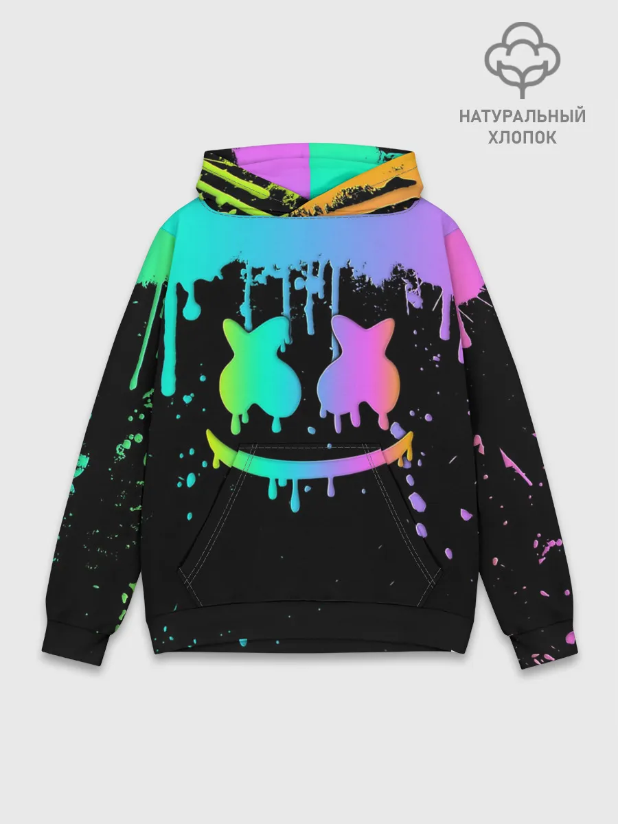 Худи мужской база хлопок / MARSHMELLO