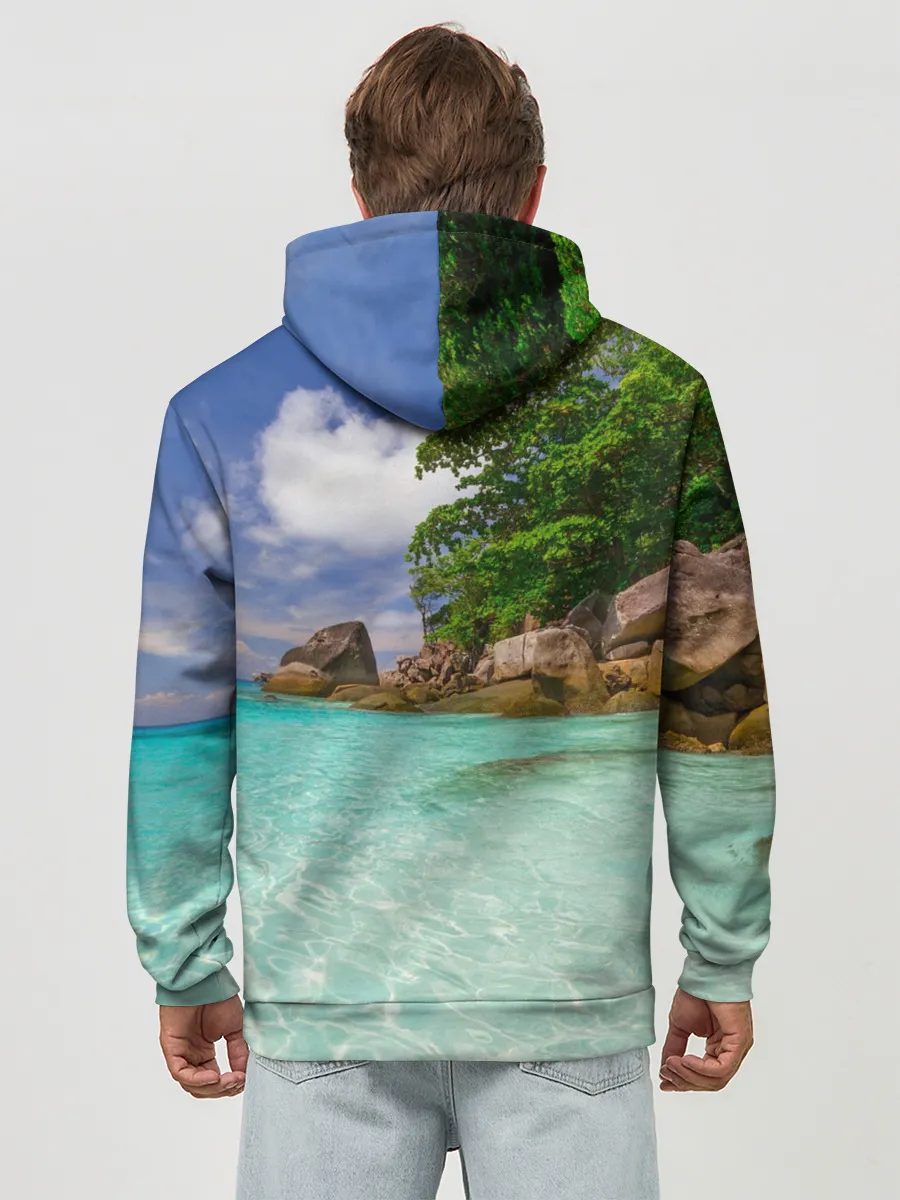 Худи мужской база хлопок / Пхукет