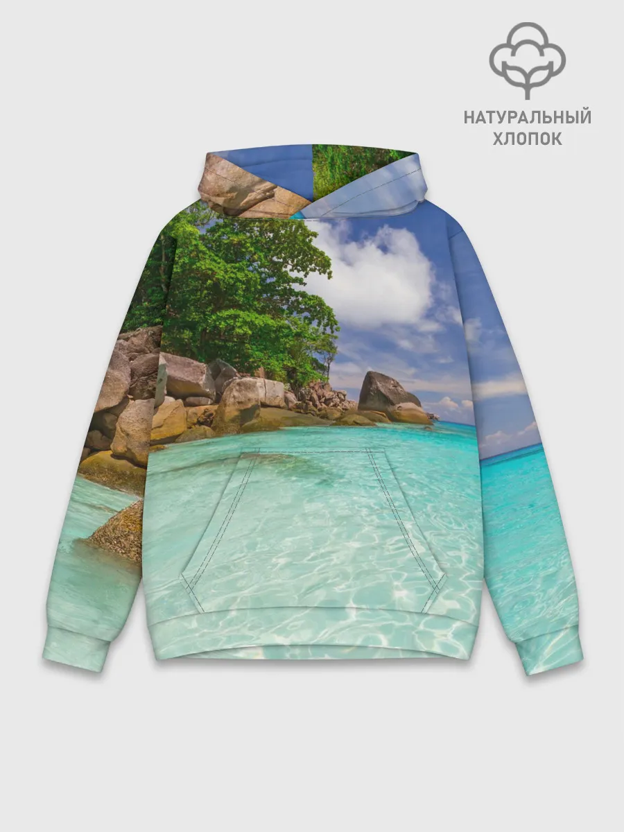 Худи мужской база хлопок / Пхукет