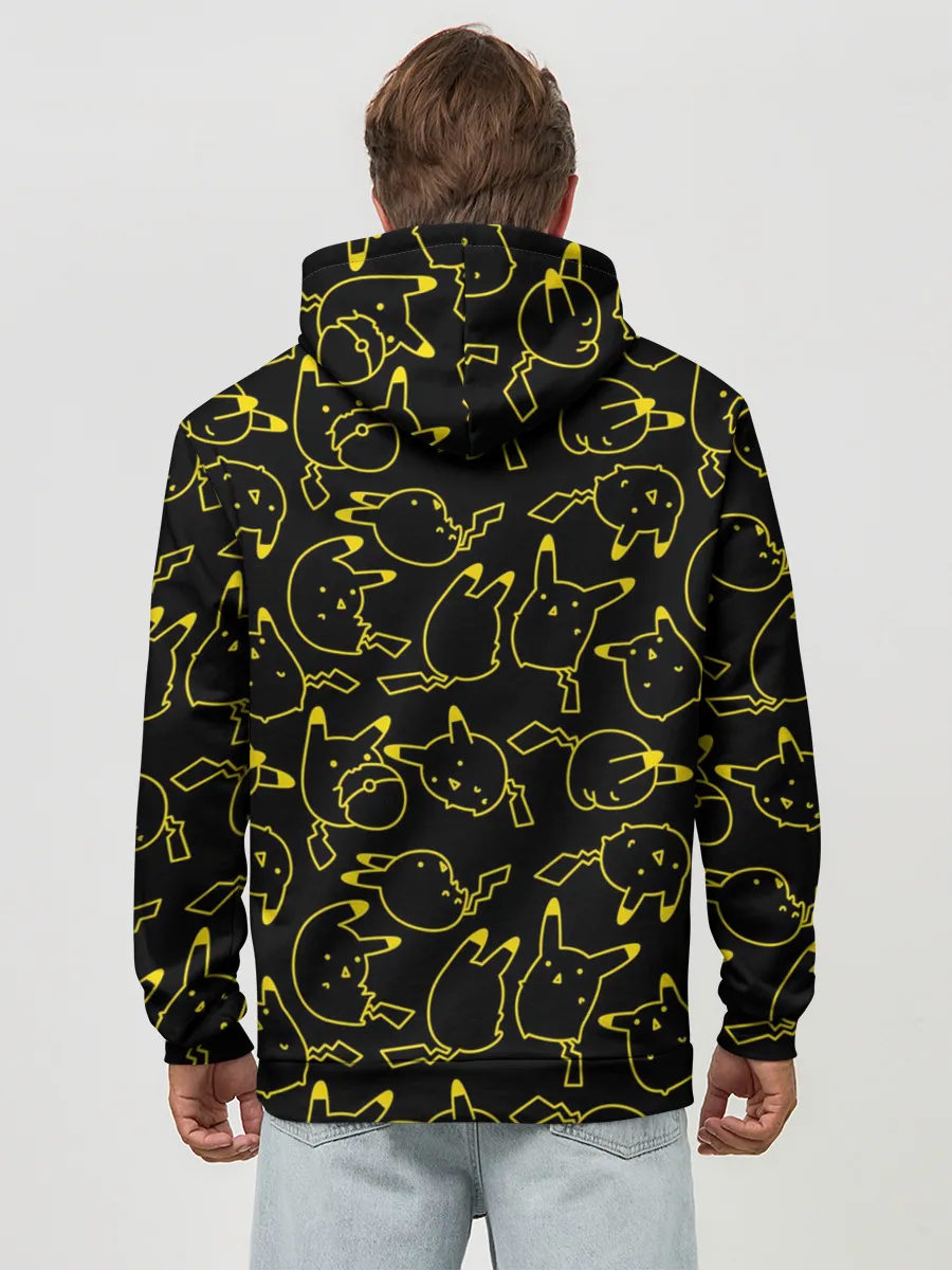 Худи мужской база хлопок / Покемоны