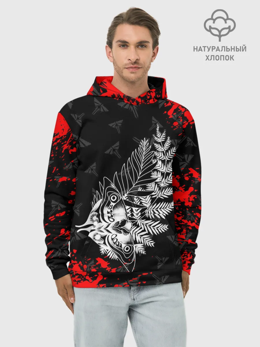 Худи мужской база хлопок / THE LAST OF US 2 ТАТУ ЭЛЛИ