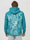 Худи мужской база хлопок / Граффити Wats