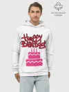 Худи мужской база хлопок / Happy Birth Day