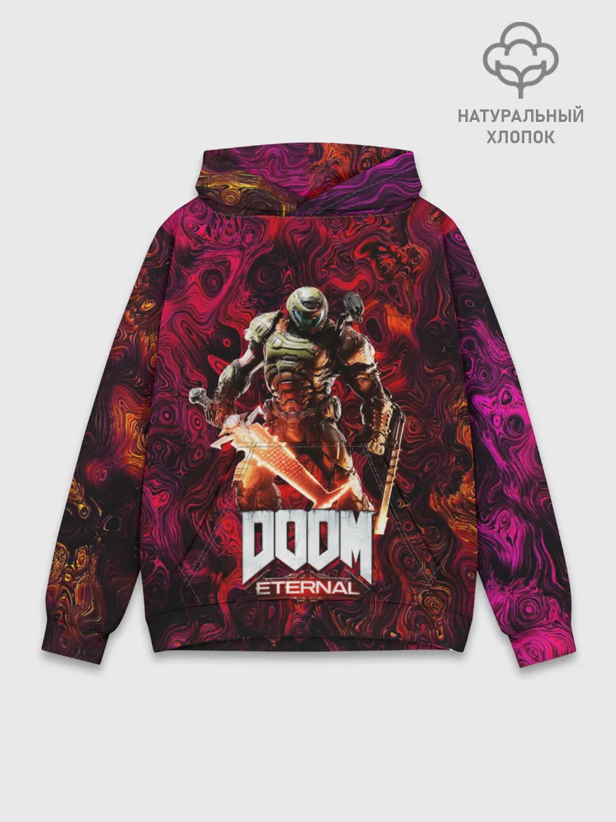 Худи мужской база хлопок / Doom Eternal | Дум Этернал