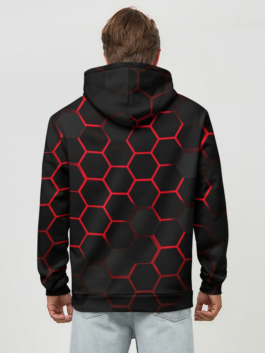 Худи мужской база хлопок / Sans | Hexagon