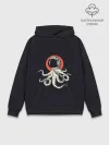Худи мужской база хлопок / Космический осьминог | Space Octopus