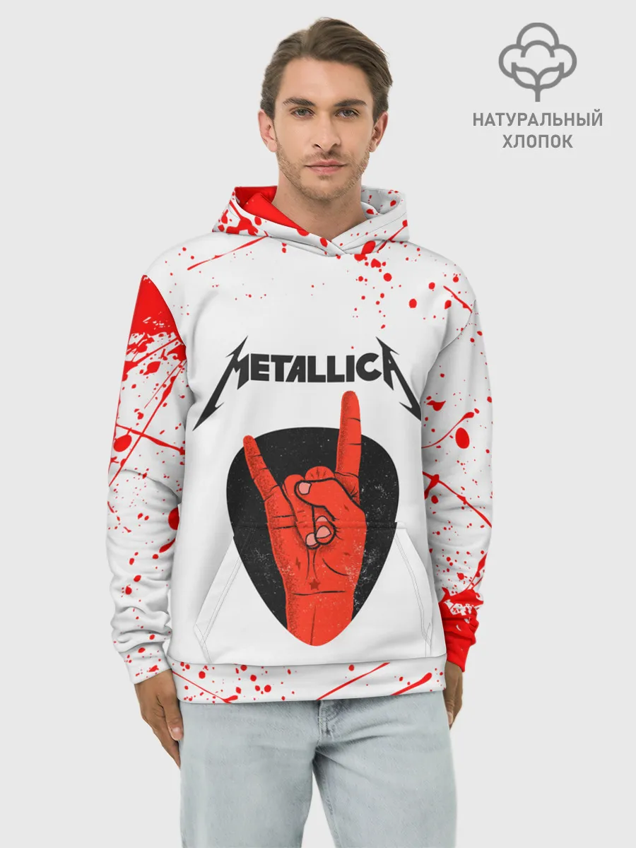 Худи мужской база хлопок / METALLICA