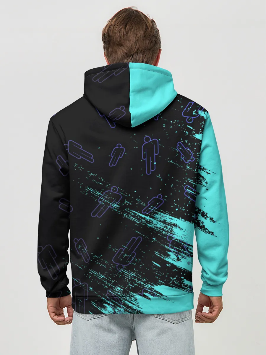 Худи мужской база хлопок / BILLIE EILISH / БИЛЛИ АЙЛИШ