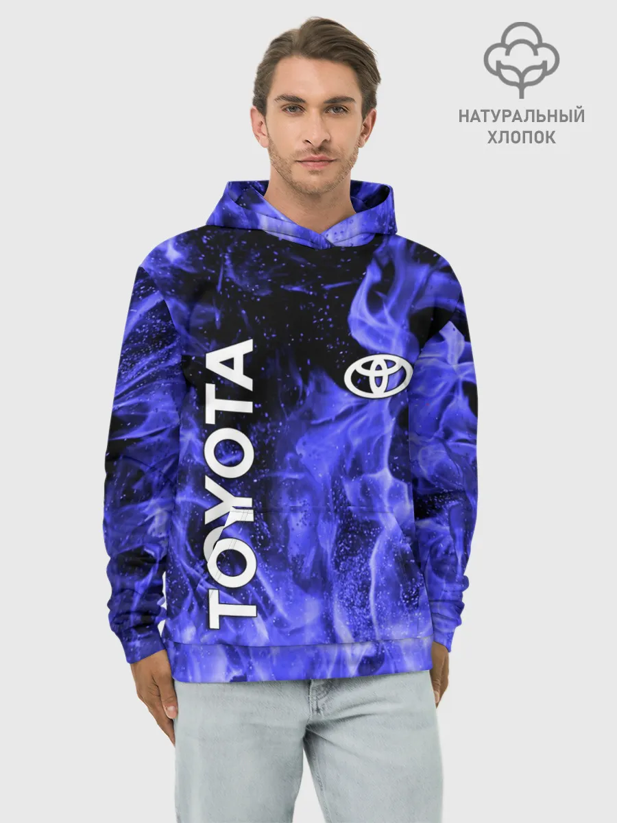 Худи мужской база хлопок / TOYOTA