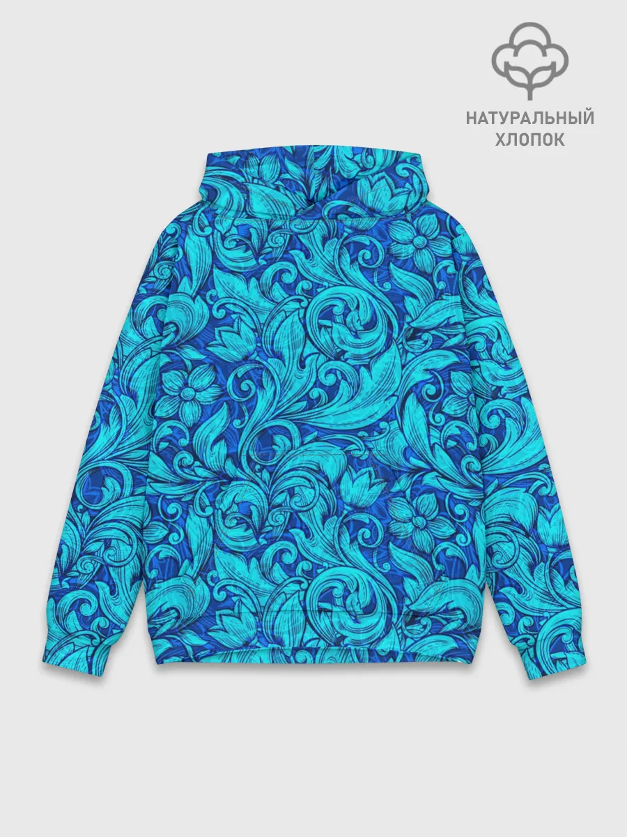 Худи мужской база хлопок / Флора | Flora