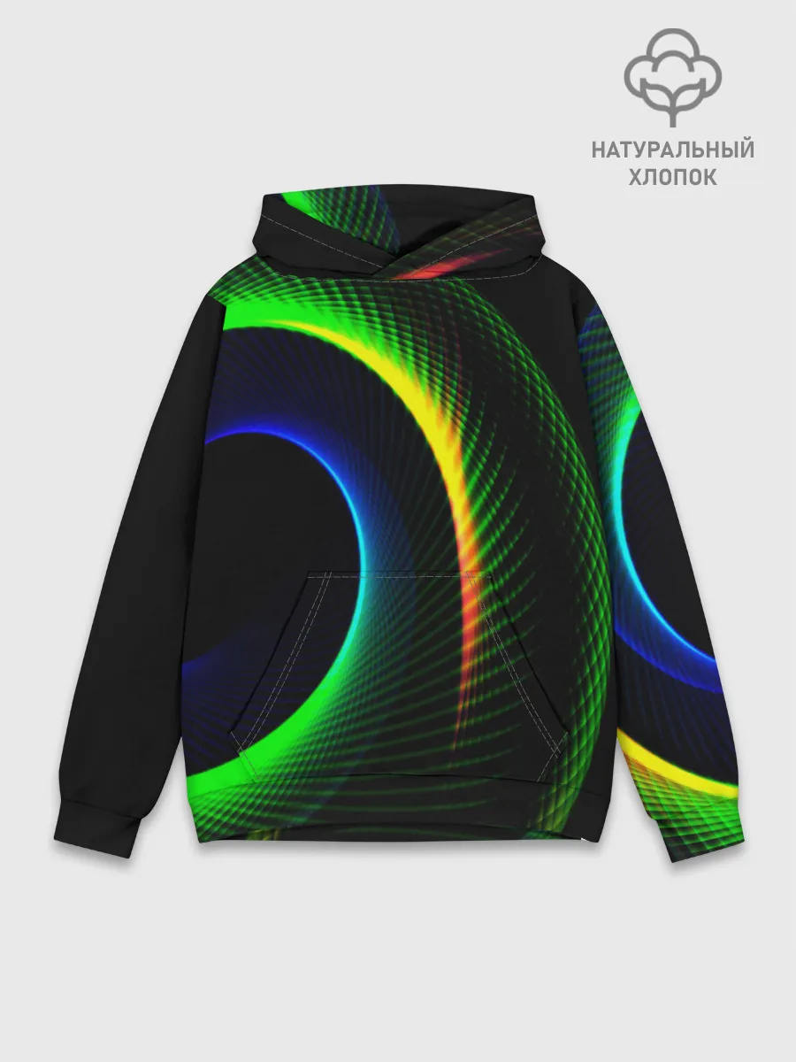 Худи мужской база хлопок / ABSTRACT GEOMETRY