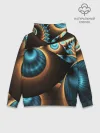 Худи мужской база хлопок / 3D FRACTAL