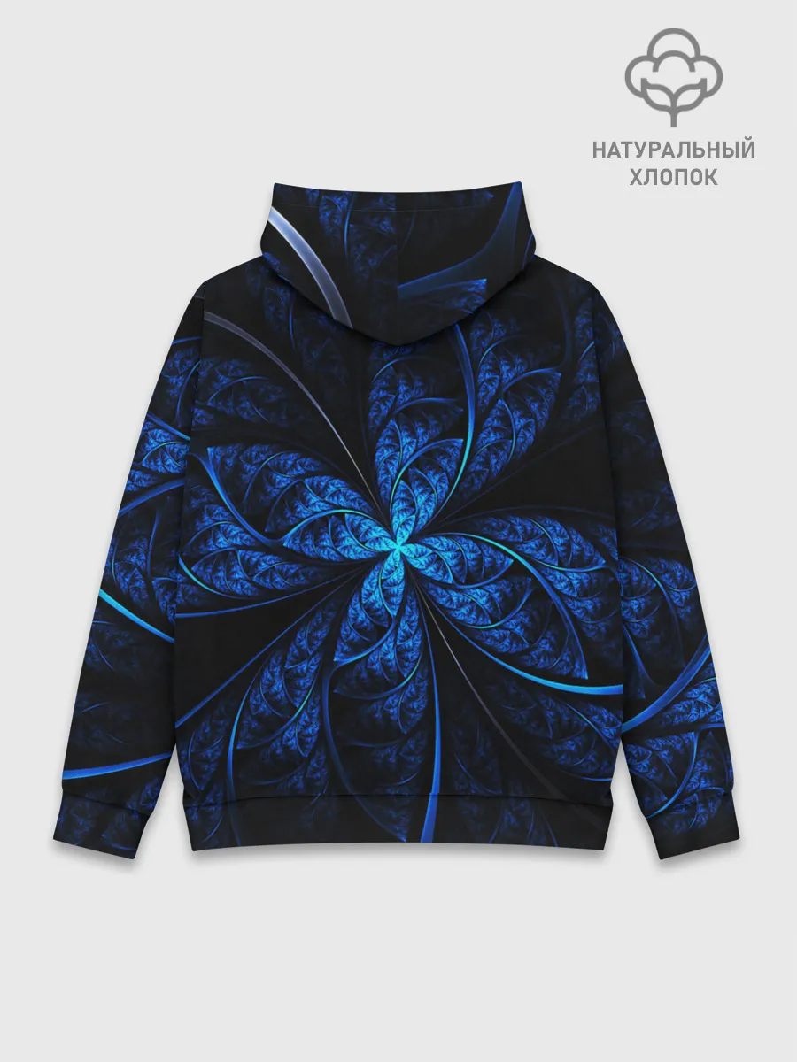 Худи мужской база хлопок / DIGITAL FRACTAL
