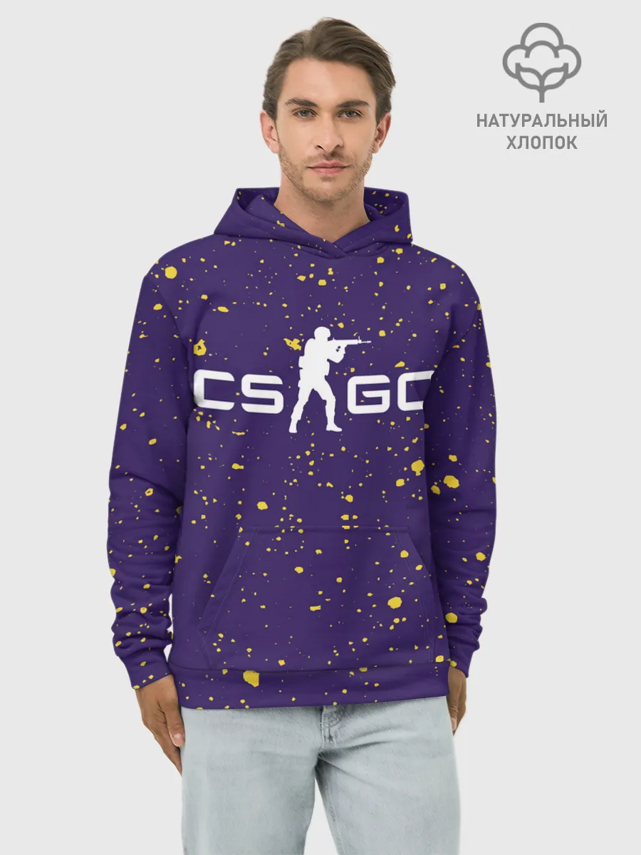 Худи мужской база хлопок / CS GO | КС ГО