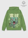 Худи мужской база хлопок / Bulbasaur