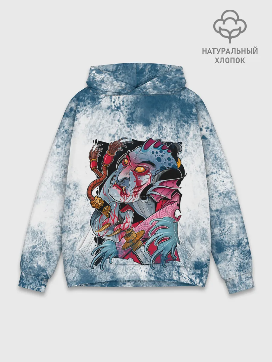 Худи мужской база хлопок / Водяной | Мифология