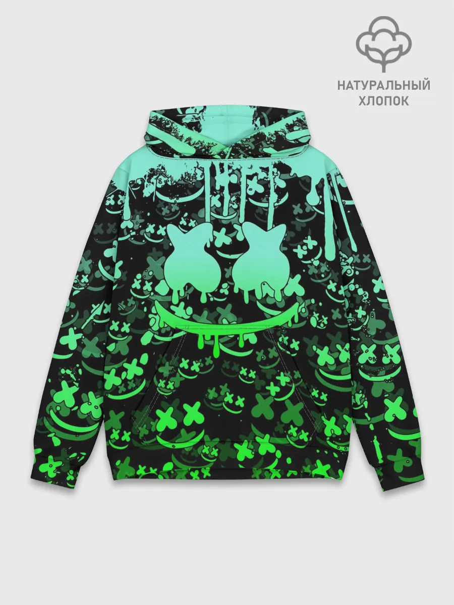 Худи мужской база хлопок / MARSHMELLO