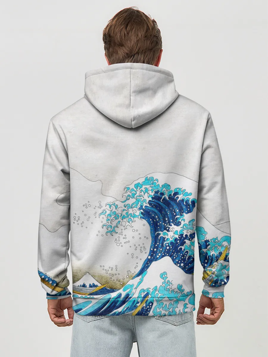 Худи мужской база хлопок / Japanese wave