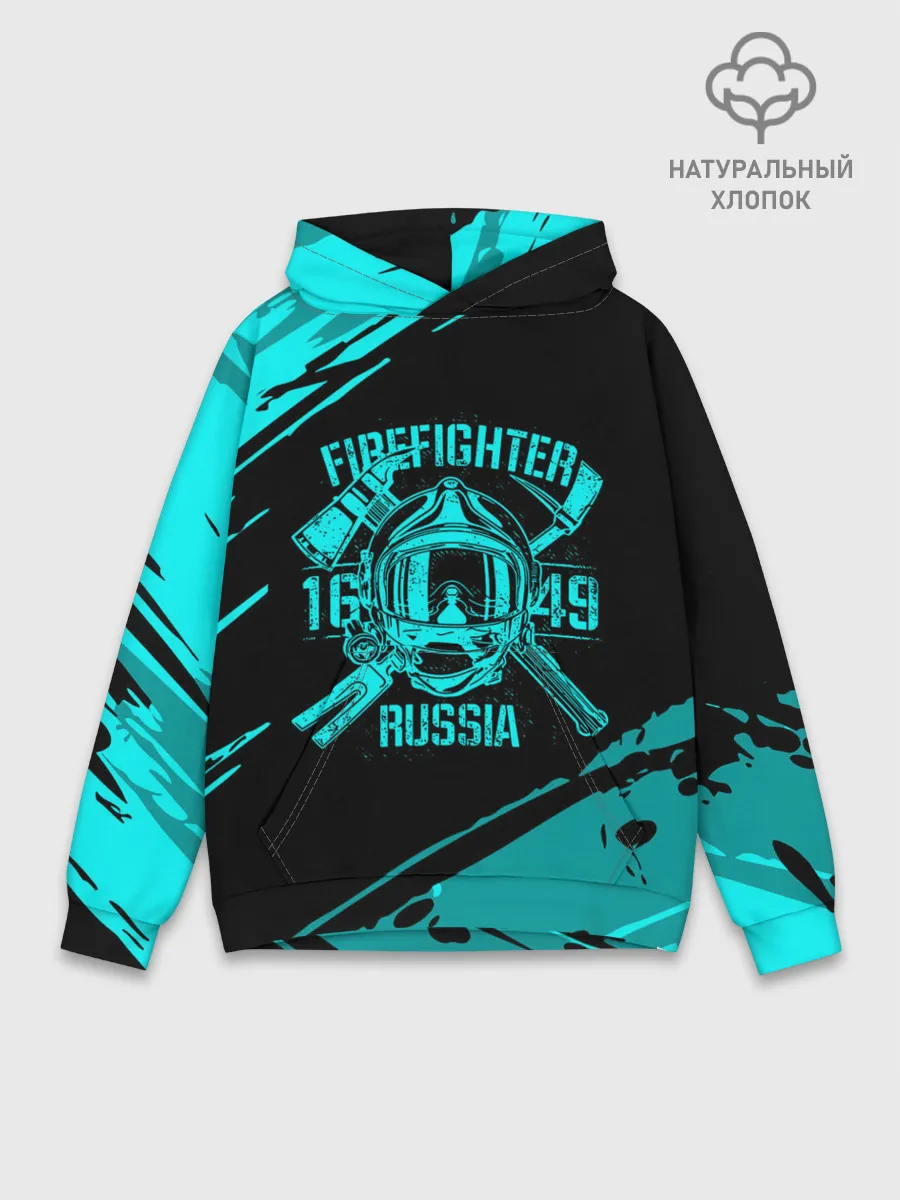 Худи мужской база хлопок / FIREFIGHTER 1649 RUSSIA
