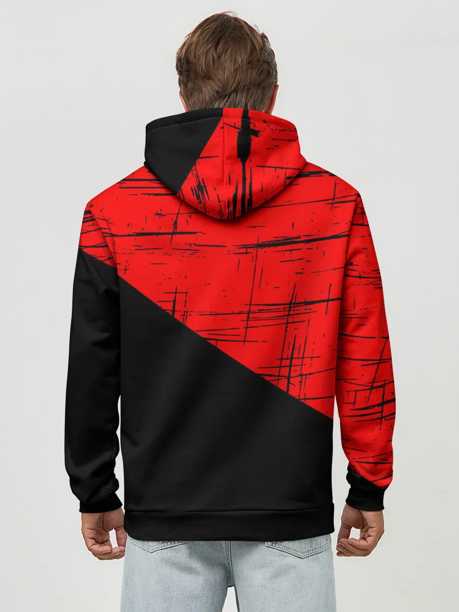 Худи мужской база хлопок / FORTNITE MARSHMELLO.