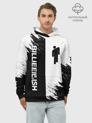 Худи мужской база хлопок / BILLIE EILISH / БИЛЛИ АЙЛИШ