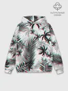 Худи мужской база хлопок / ПАЛЬМЫ | TROPICAL GLITCH