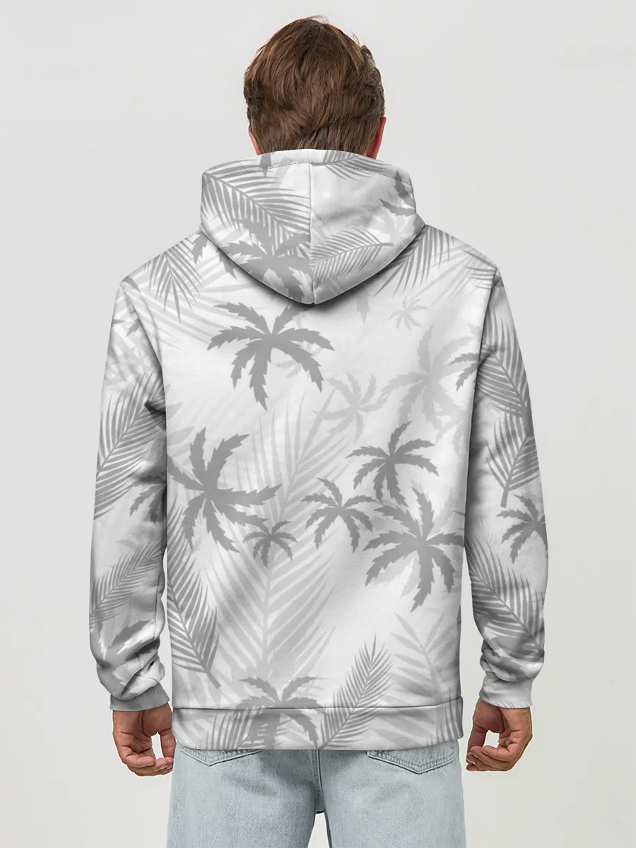 Худи мужской база хлопок / ПАЛЬМЫ | ЛЕТО | TROPICAL