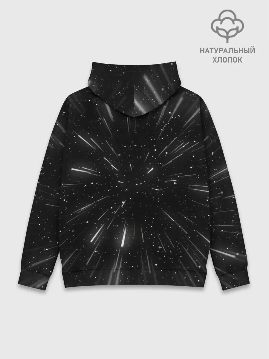 Худи мужской база хлопок / 3D, Космос