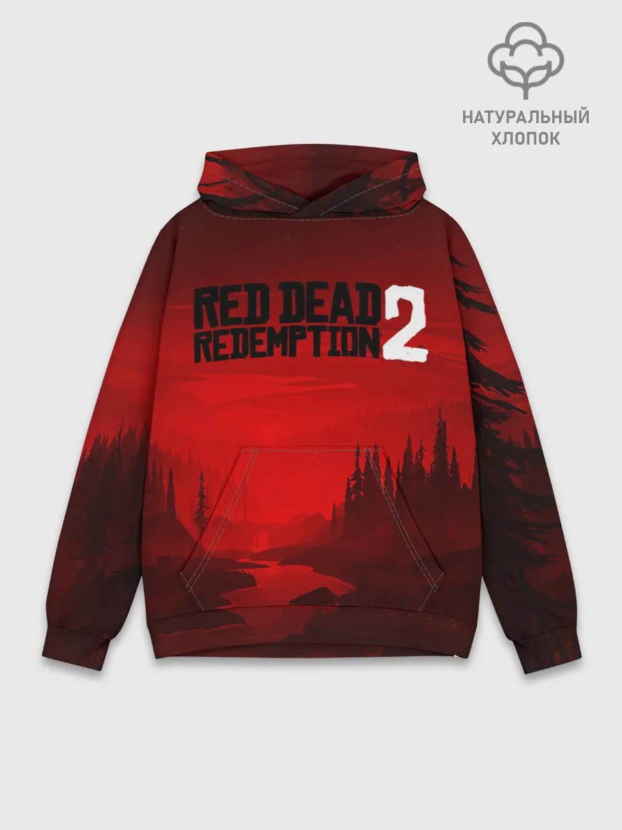 Худи мужской база хлопок / Red Dead Redemption 2