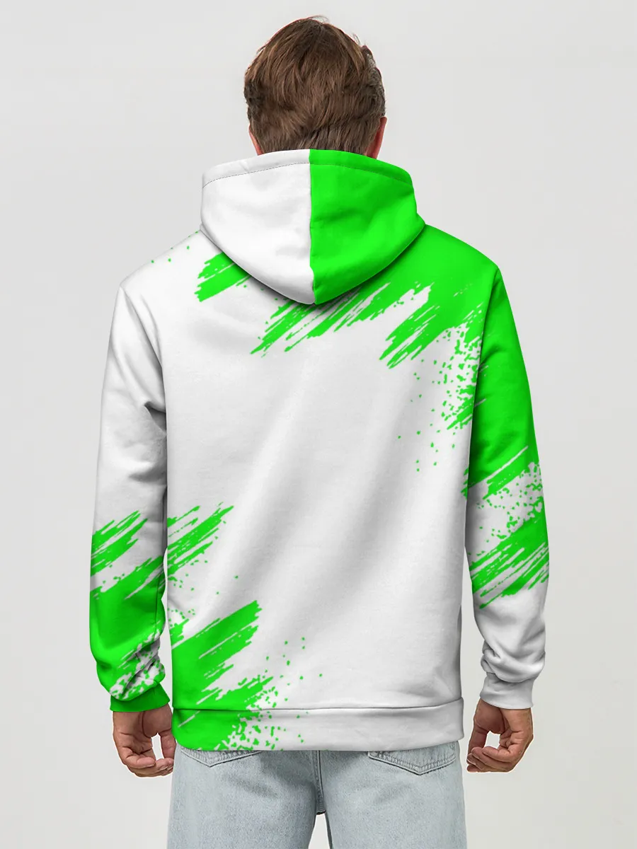 Худи мужской база хлопок / MINECRAFT CREEPER