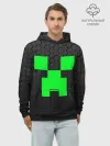 Худи мужской база хлопок / MINECRAFT CREEPER | КРИПЕР МАЙНКРАФТ