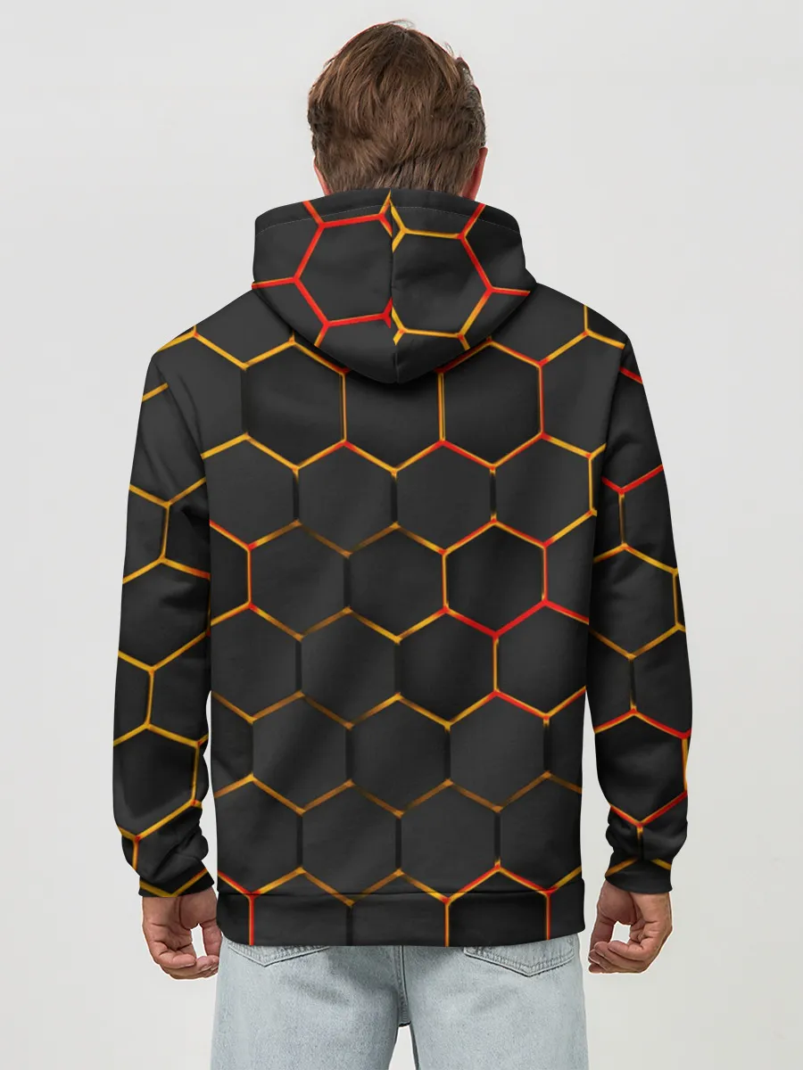 Худи мужской база хлопок / Pubg | Gold Logo