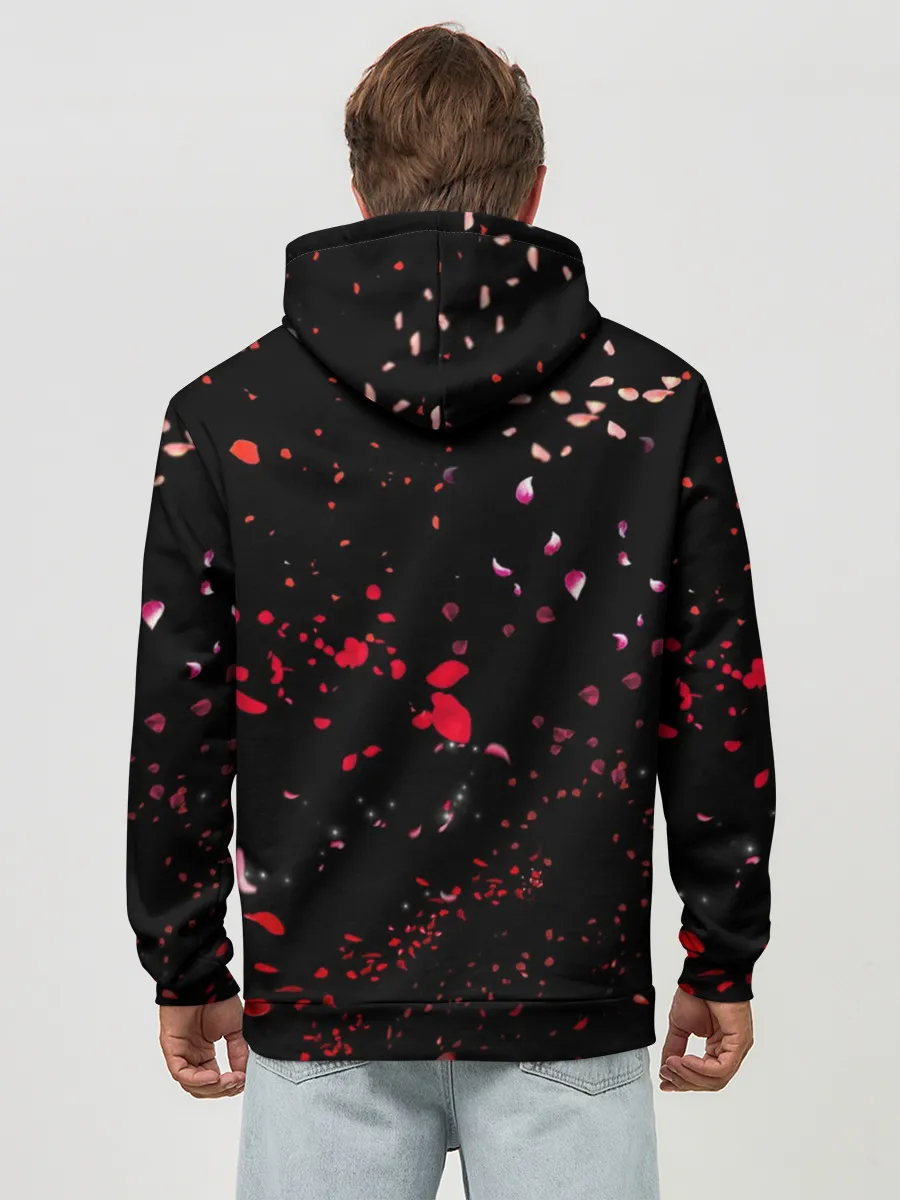 Худи мужской база хлопок / Лепестки | Casual