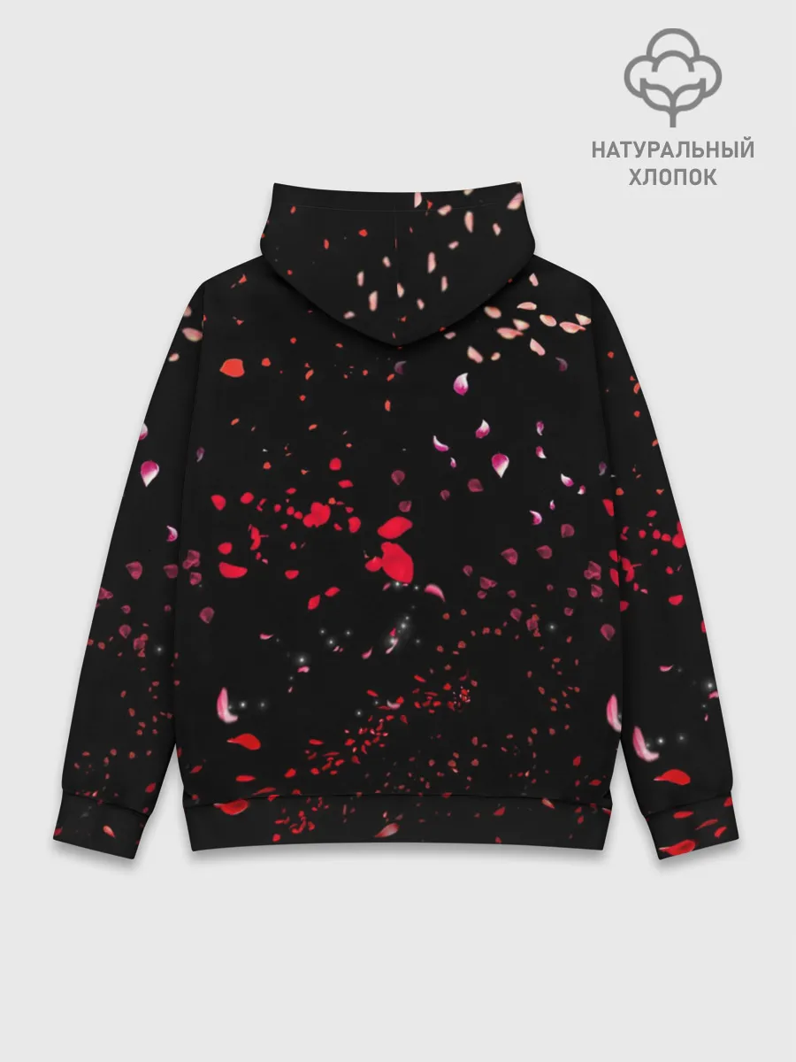 Худи мужской база хлопок / Лепестки | Casual