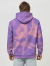 Худи мужской база хлопок / Фиолетовый ТАЙ ДАЙ