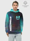 Худи мужской база хлопок / MARSHMELLO / МАРШМЕЛЛОУ