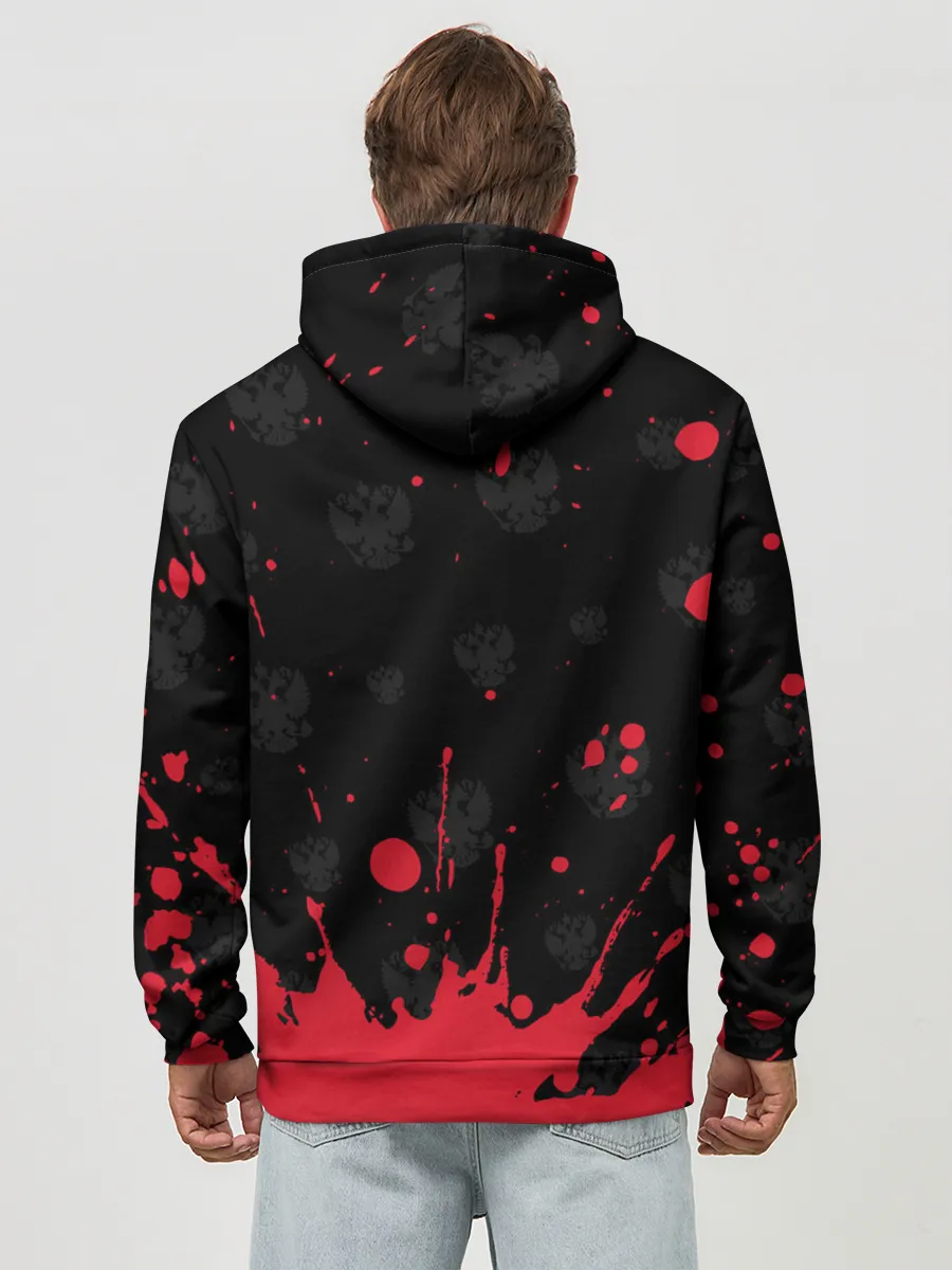 Худи мужской база хлопок / RUSSIA / РОССИЯ