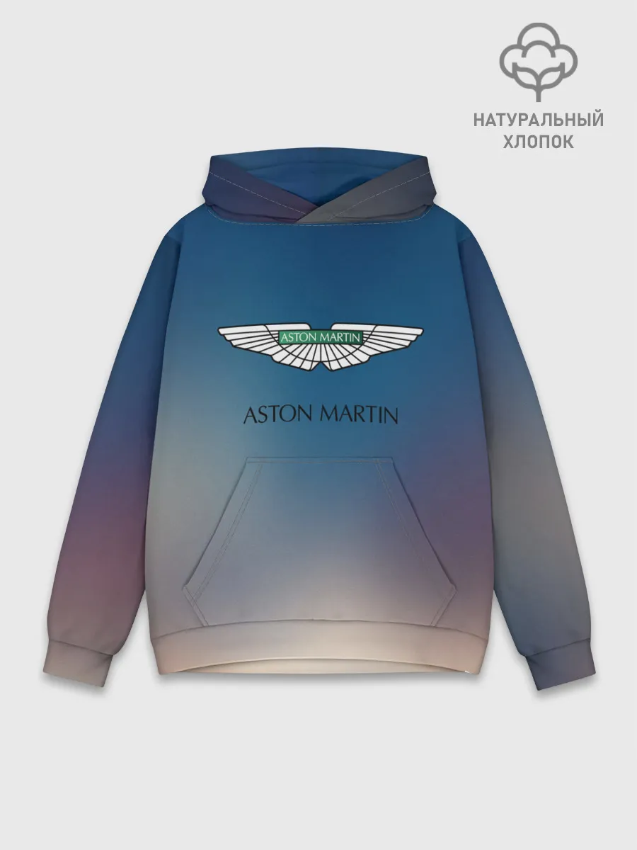 Худи мужской база хлопок / aston martin